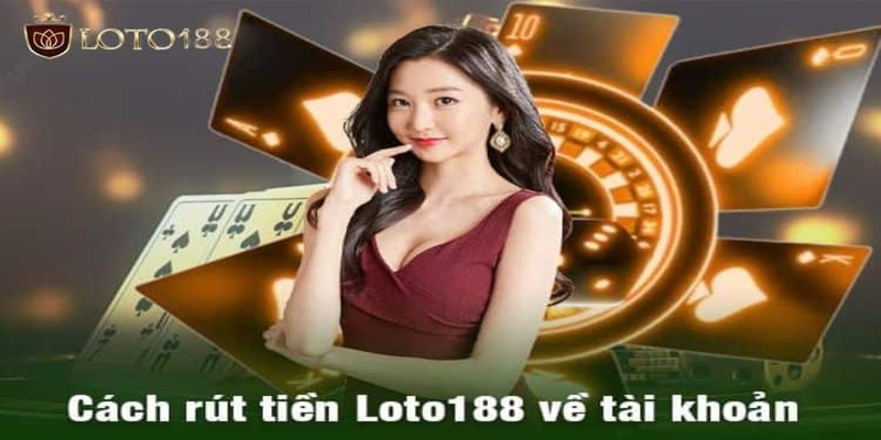 Các bước thực hiện rút tiền Loto188.